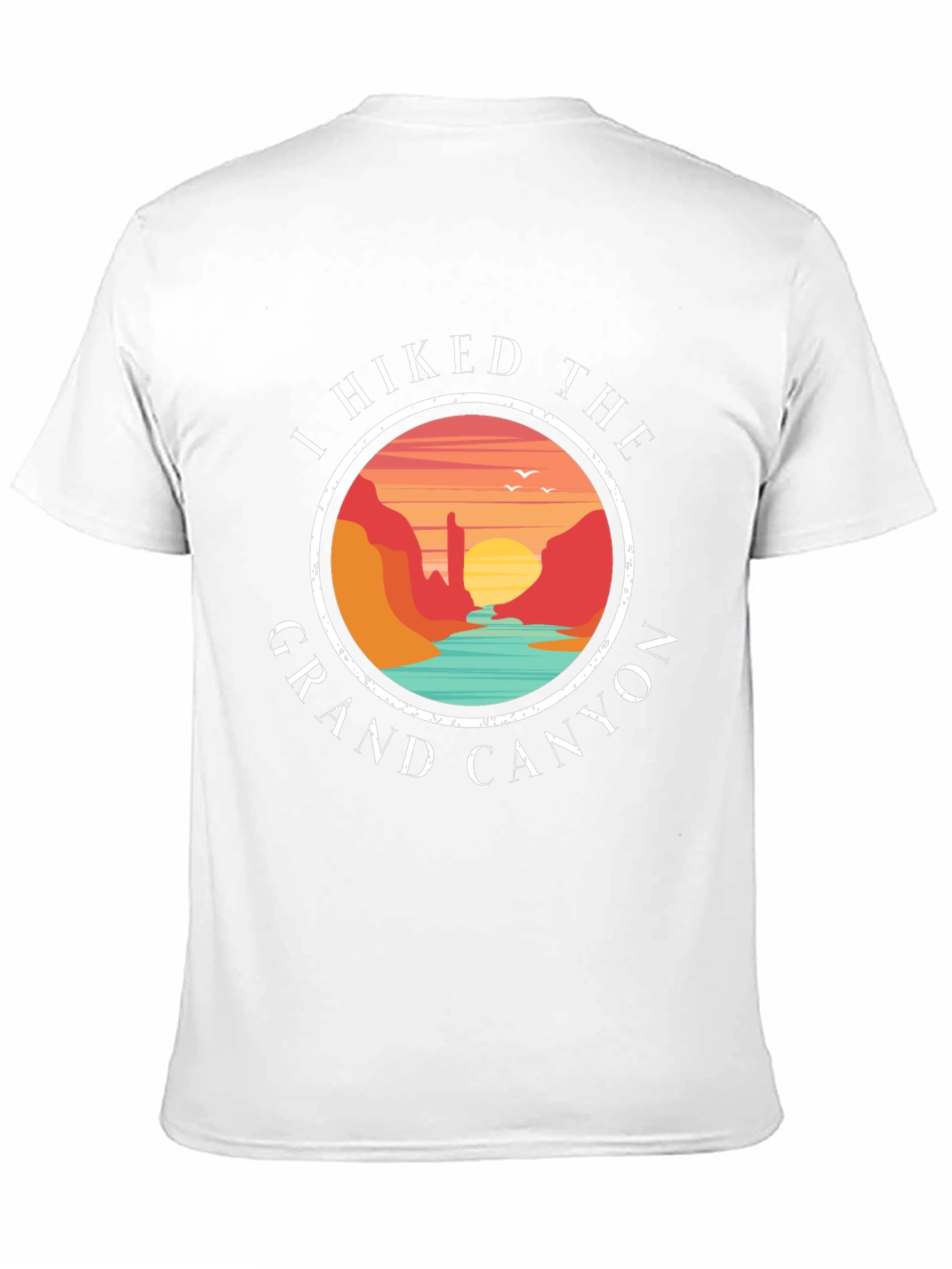 Grand Canyon Hiker T-Shirt - Black Adventure Tee