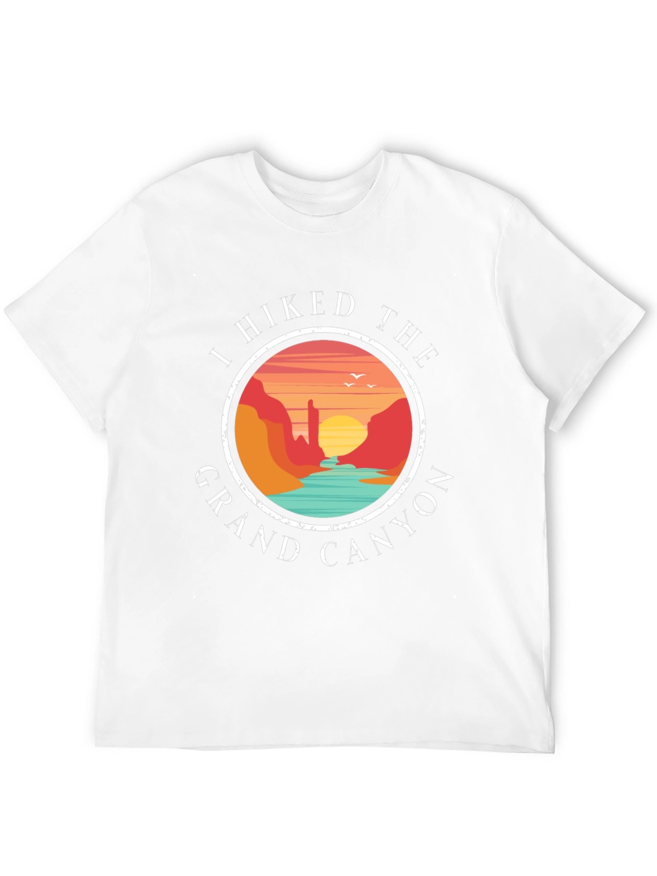 Grand Canyon Hiker T-Shirt - Black Adventure Tee