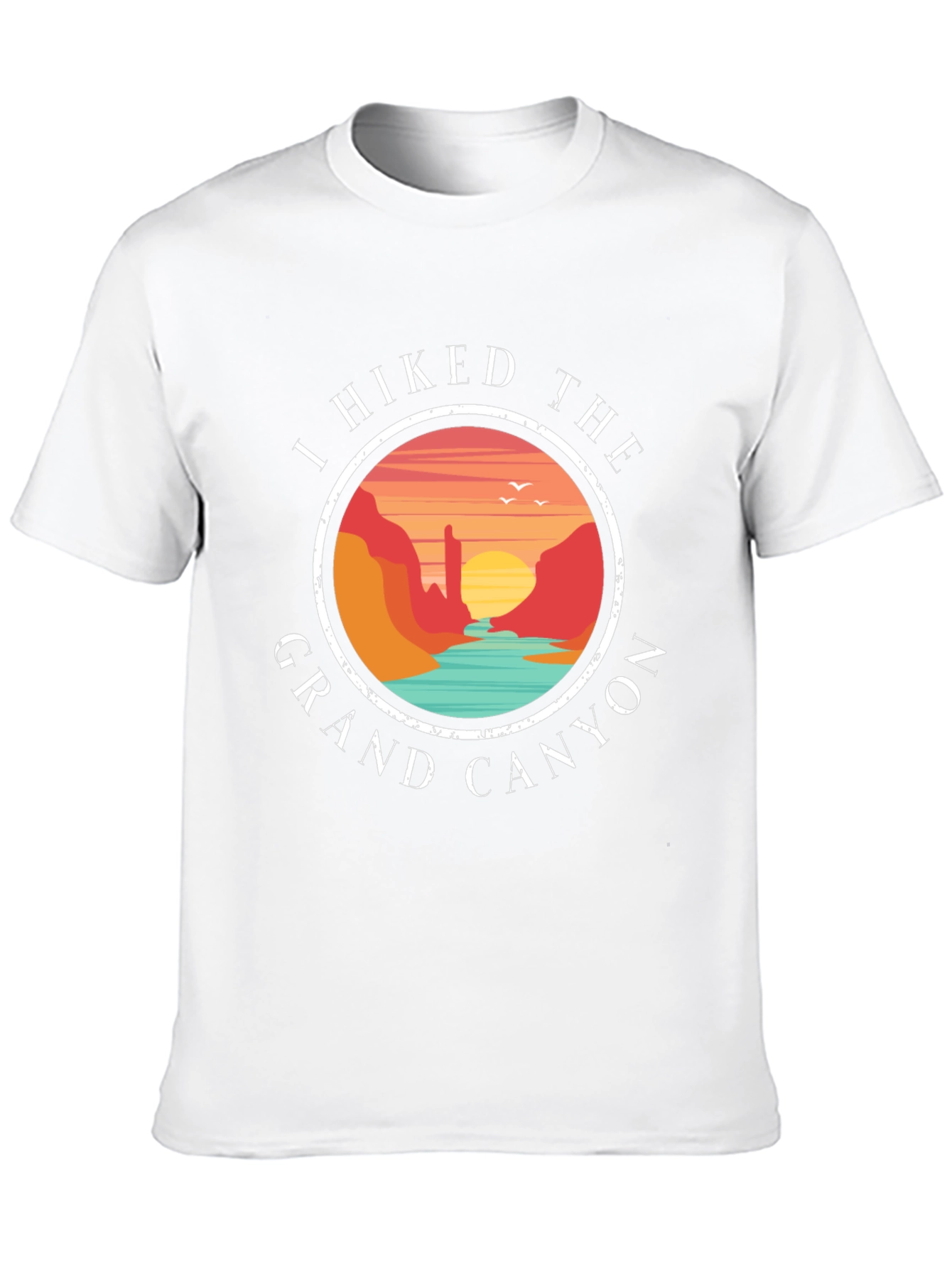 Grand Canyon Hiker T-Shirt - Black Adventure Tee
