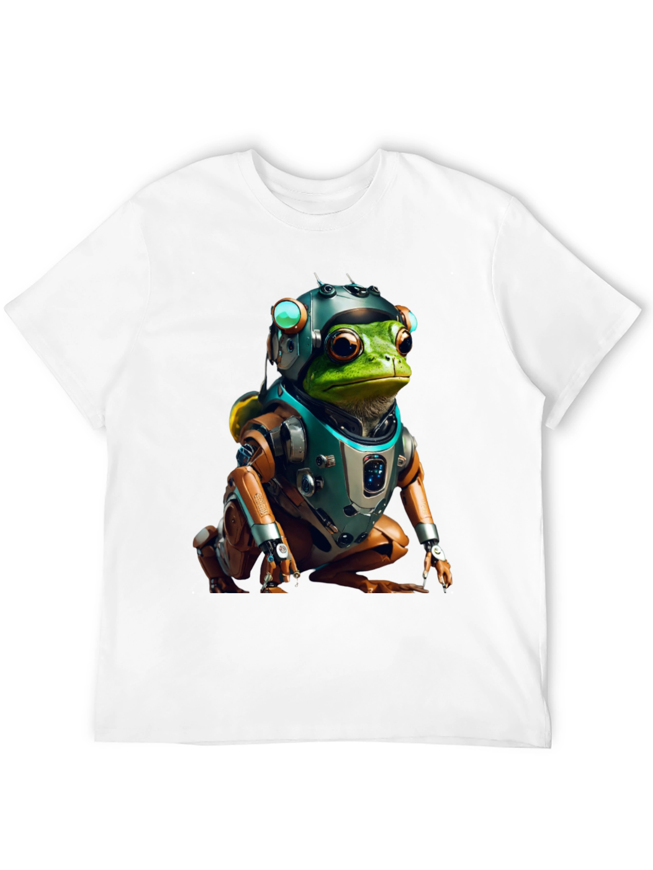 Cyber Frog T-Shirt - Sci-Fi Amphibian Style