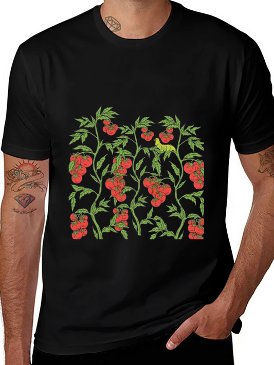 Tomato Plant Graphic Print T-Shirt