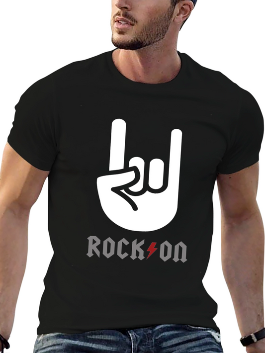 Rock On T-Shirt - Metal Hand Sign Tee