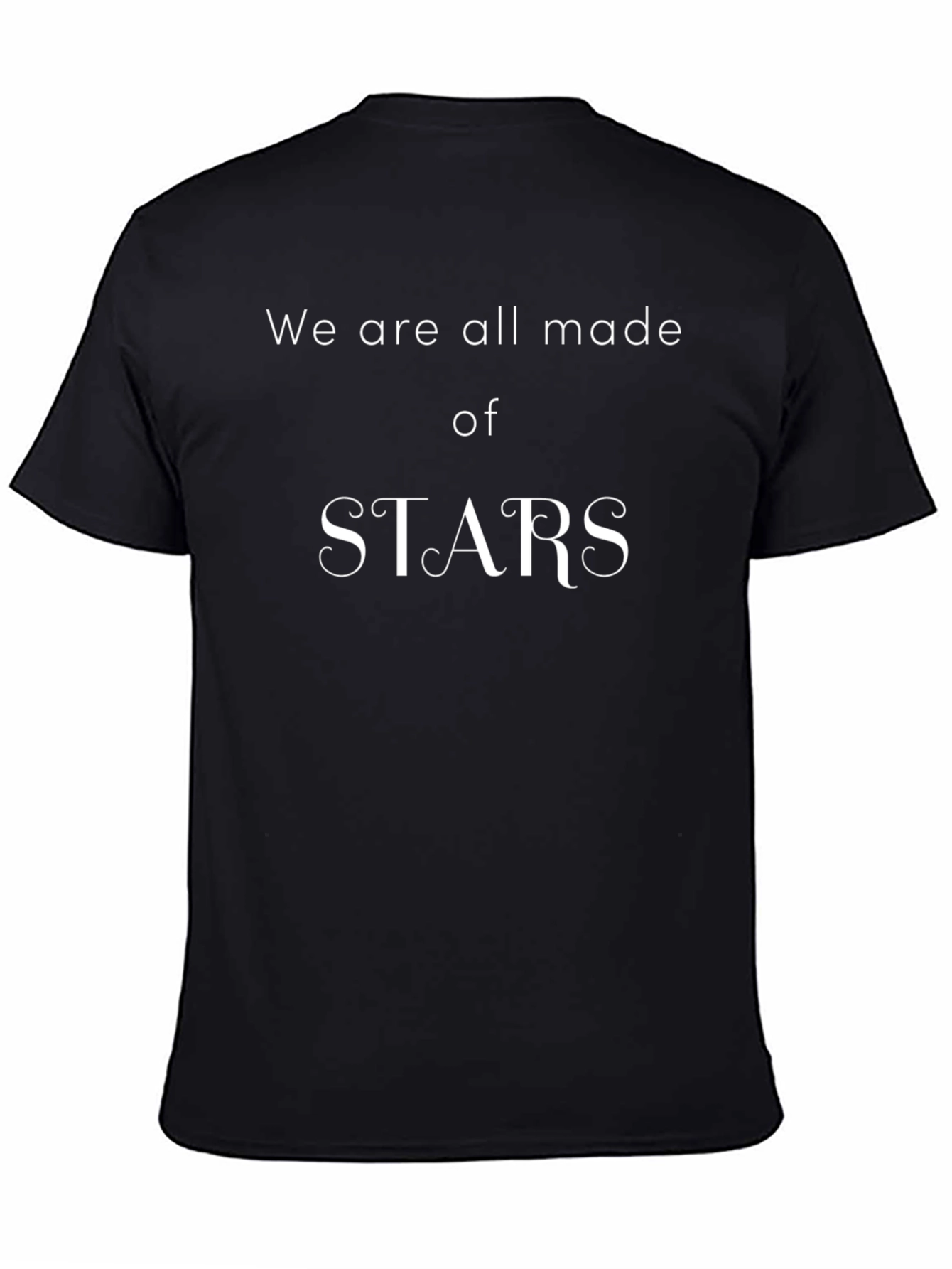 Stars Graphic T-Shirt - Unisex Black Tee