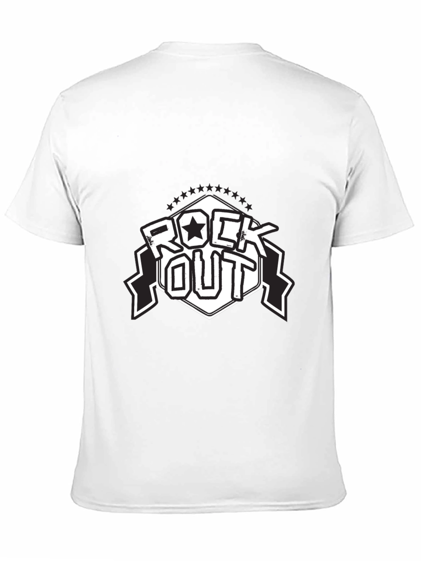 Rock Out Black T-Shirt - Stylish Graphic Tee