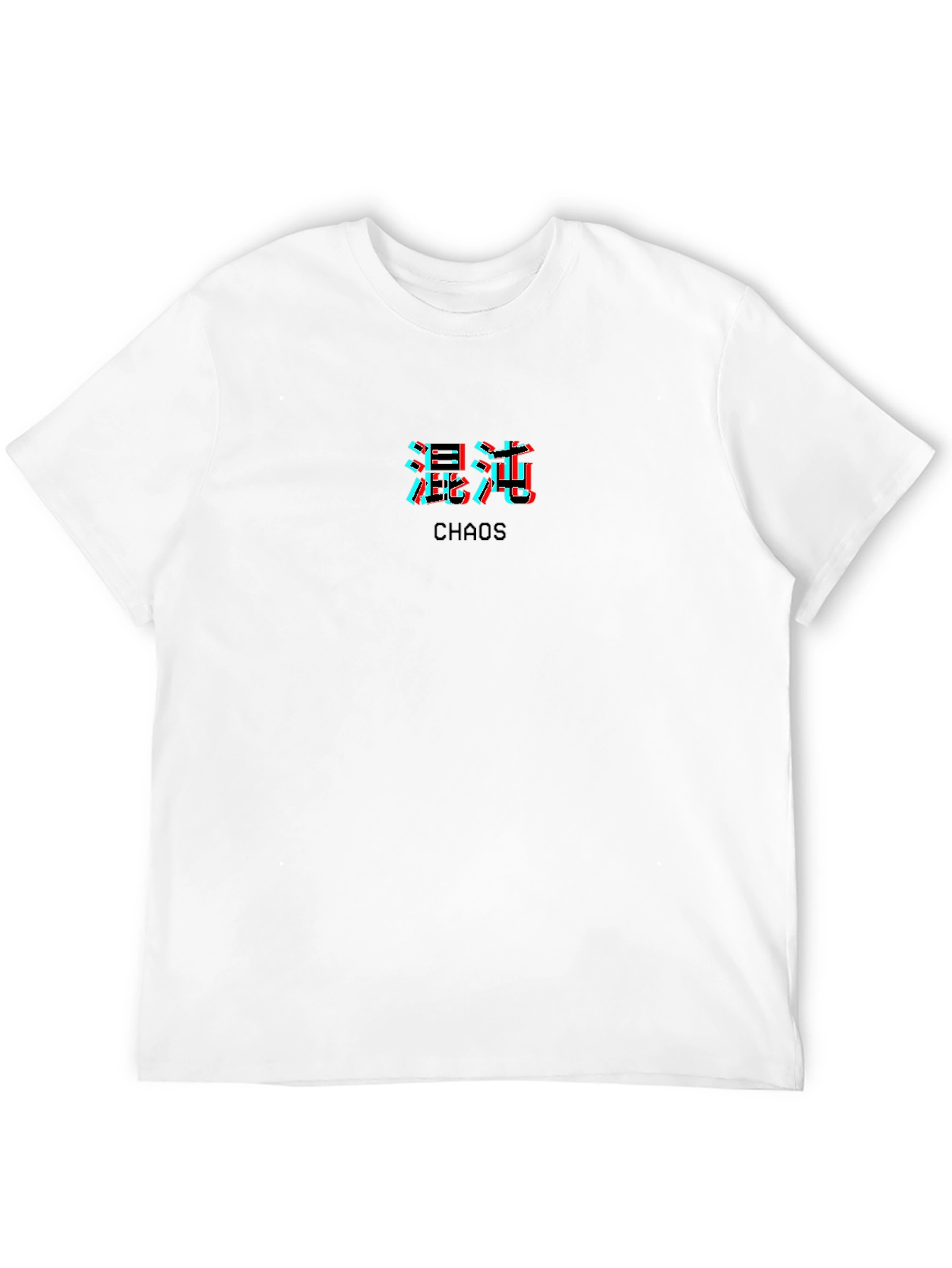 Chaos Graphic Print Black T-Shirt