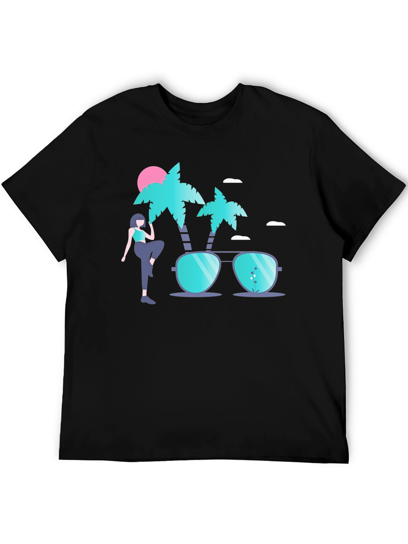 Tropical Vibe Graphic Tee - Summer Ready!
