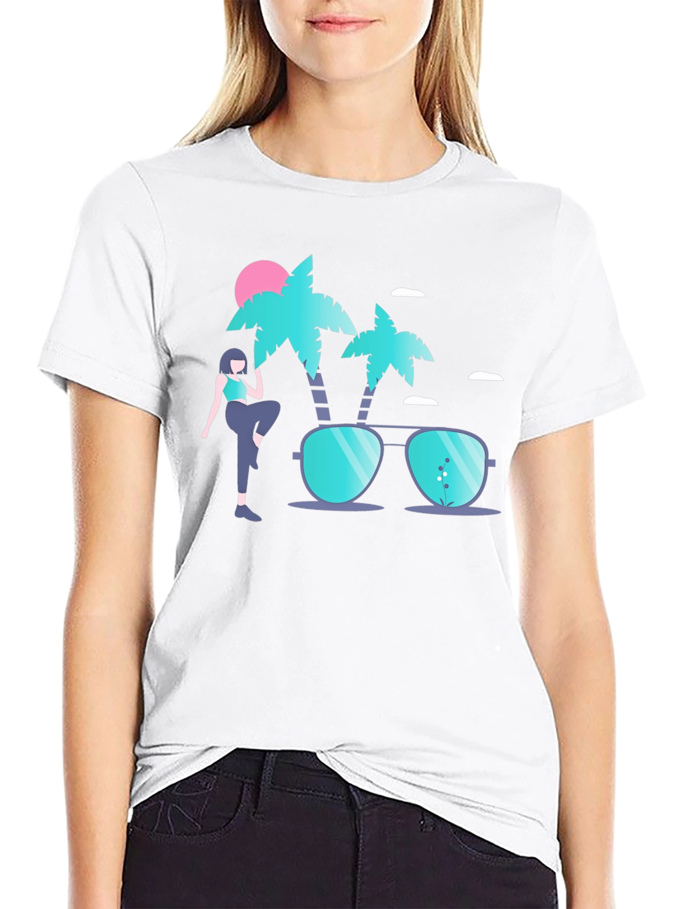 Tropical Vibe Graphic Tee - Summer Ready!