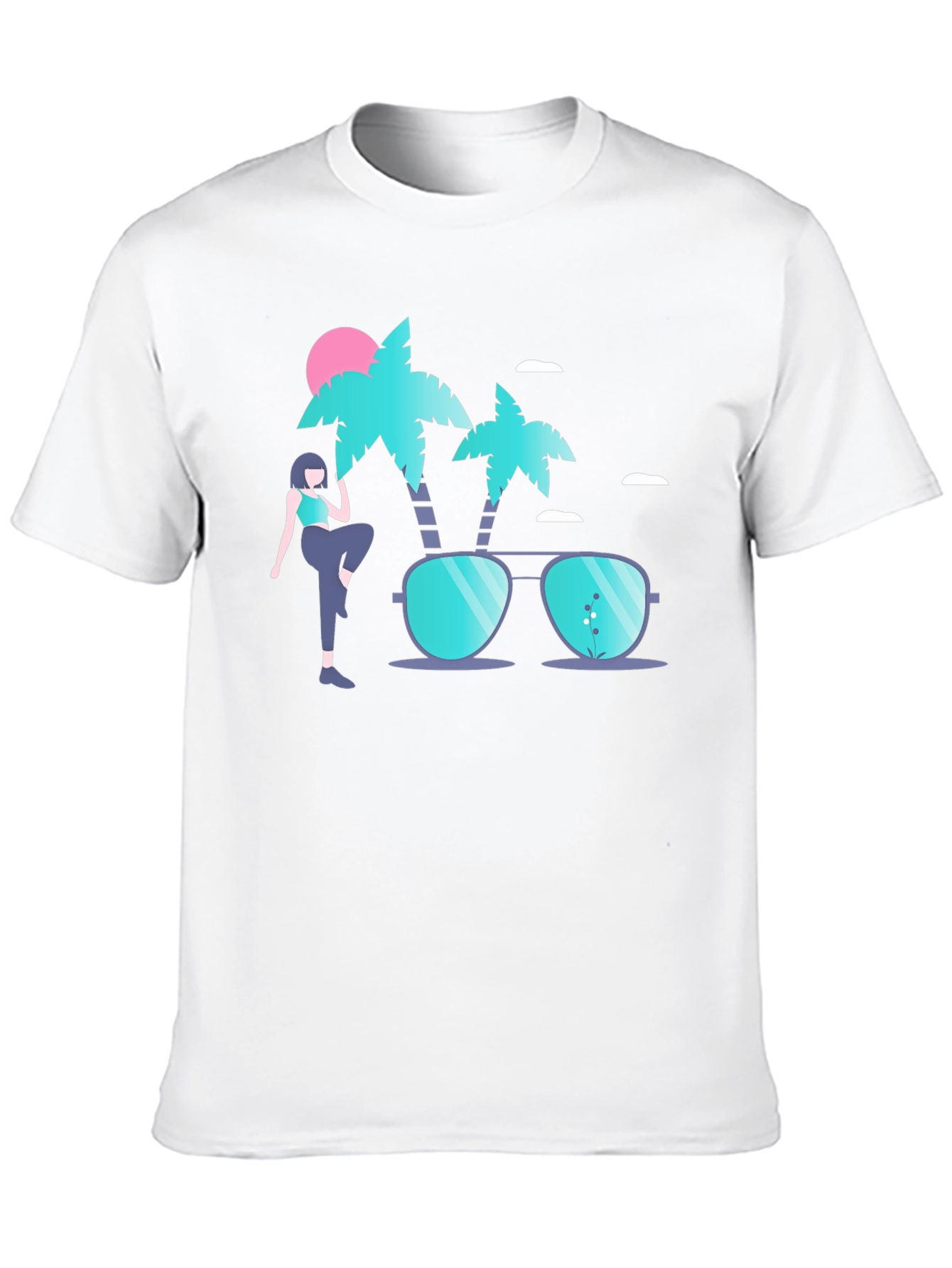 Tropical Vibe Graphic Tee - Summer Ready!