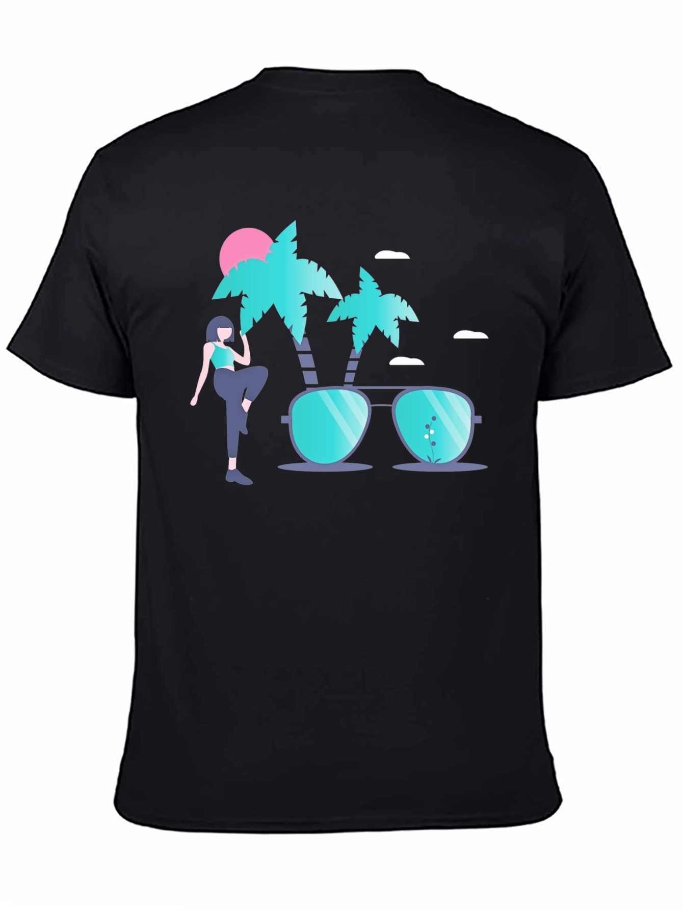 Tropical Vibe Graphic Tee - Summer Ready!
