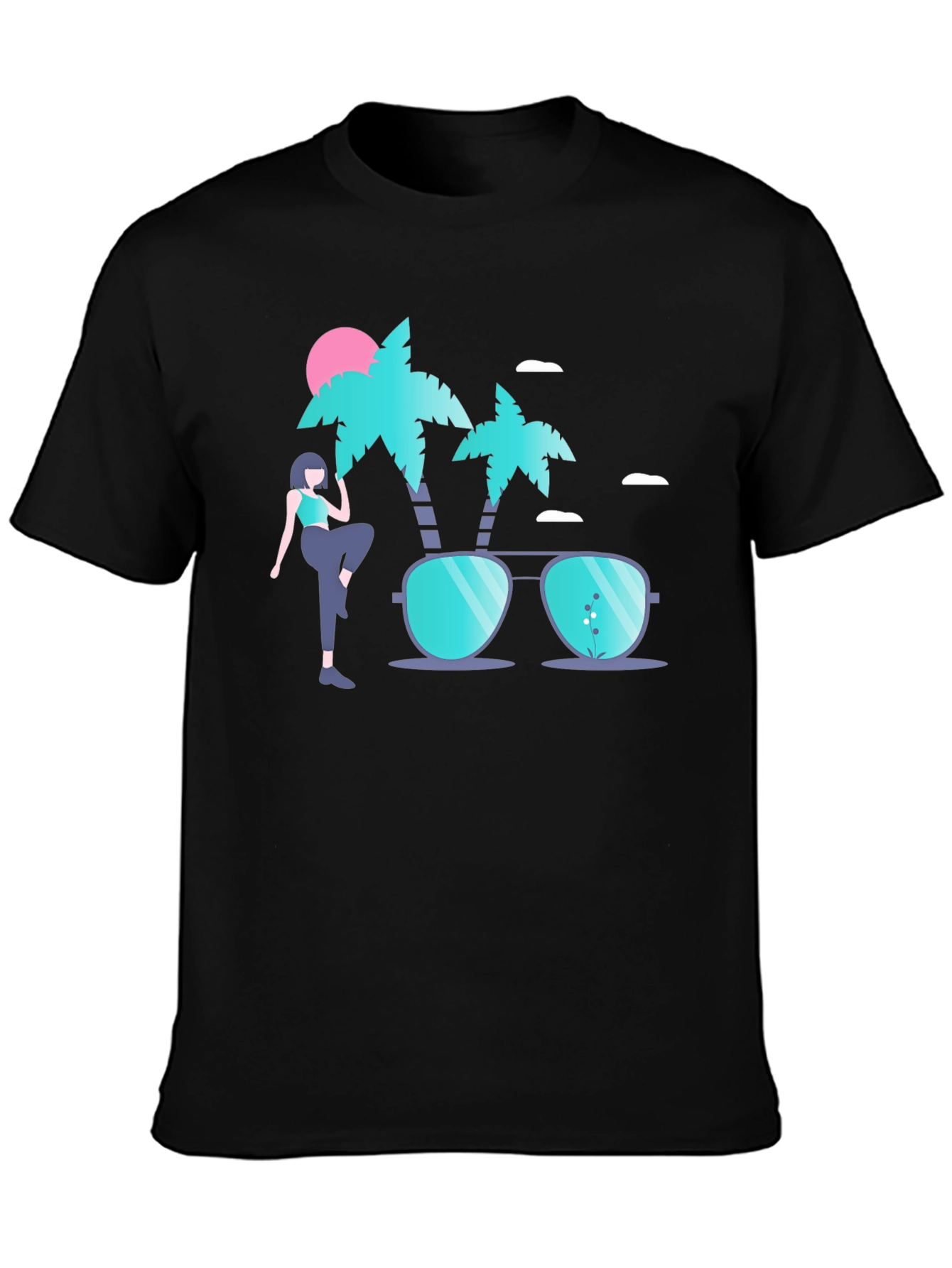 Tropical Vibe Graphic Tee - Summer Ready!