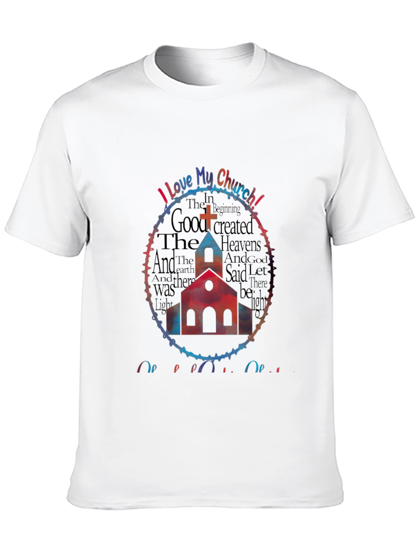 I Love My Church Graphic Tee