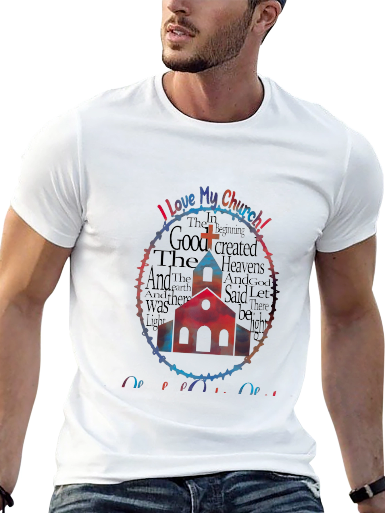 I Love My Church Graphic Tee