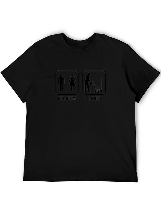 Problem Solved Gardening Humor T-Shirt