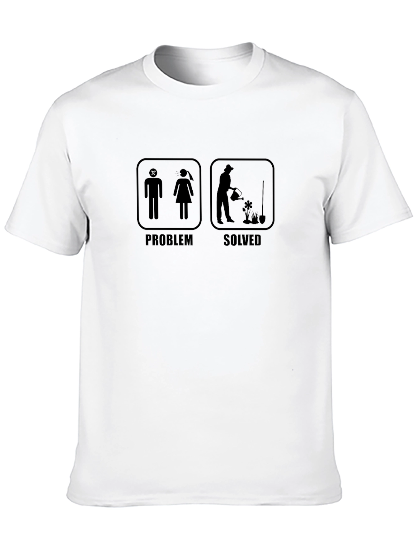 Problem Solved Gardening Humor T-Shirt