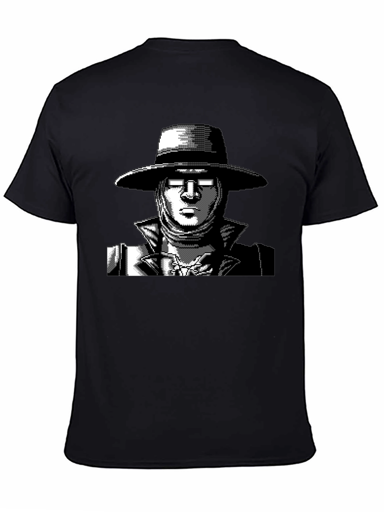 Retro Video Game Character Black T-Shirt