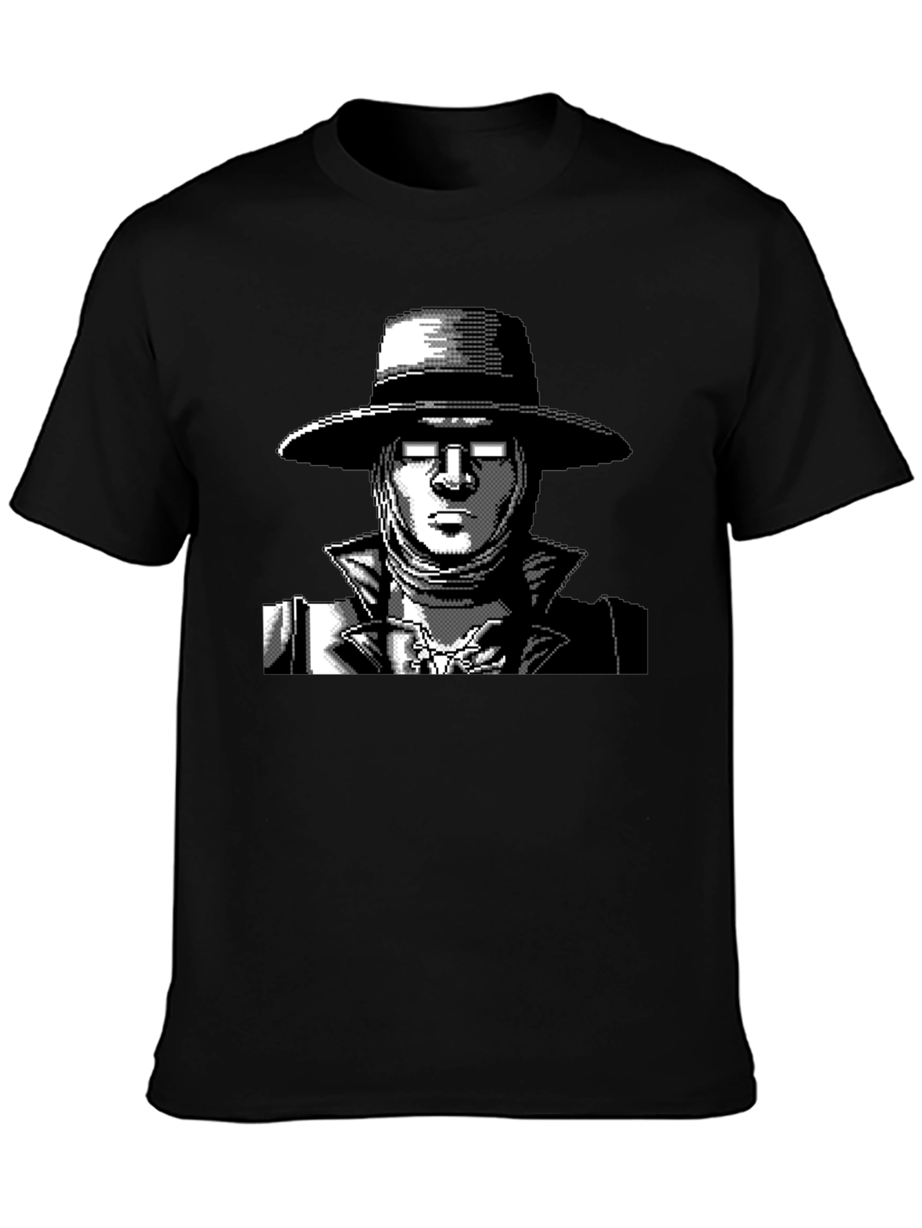 Retro Video Game Character Black T-Shirt