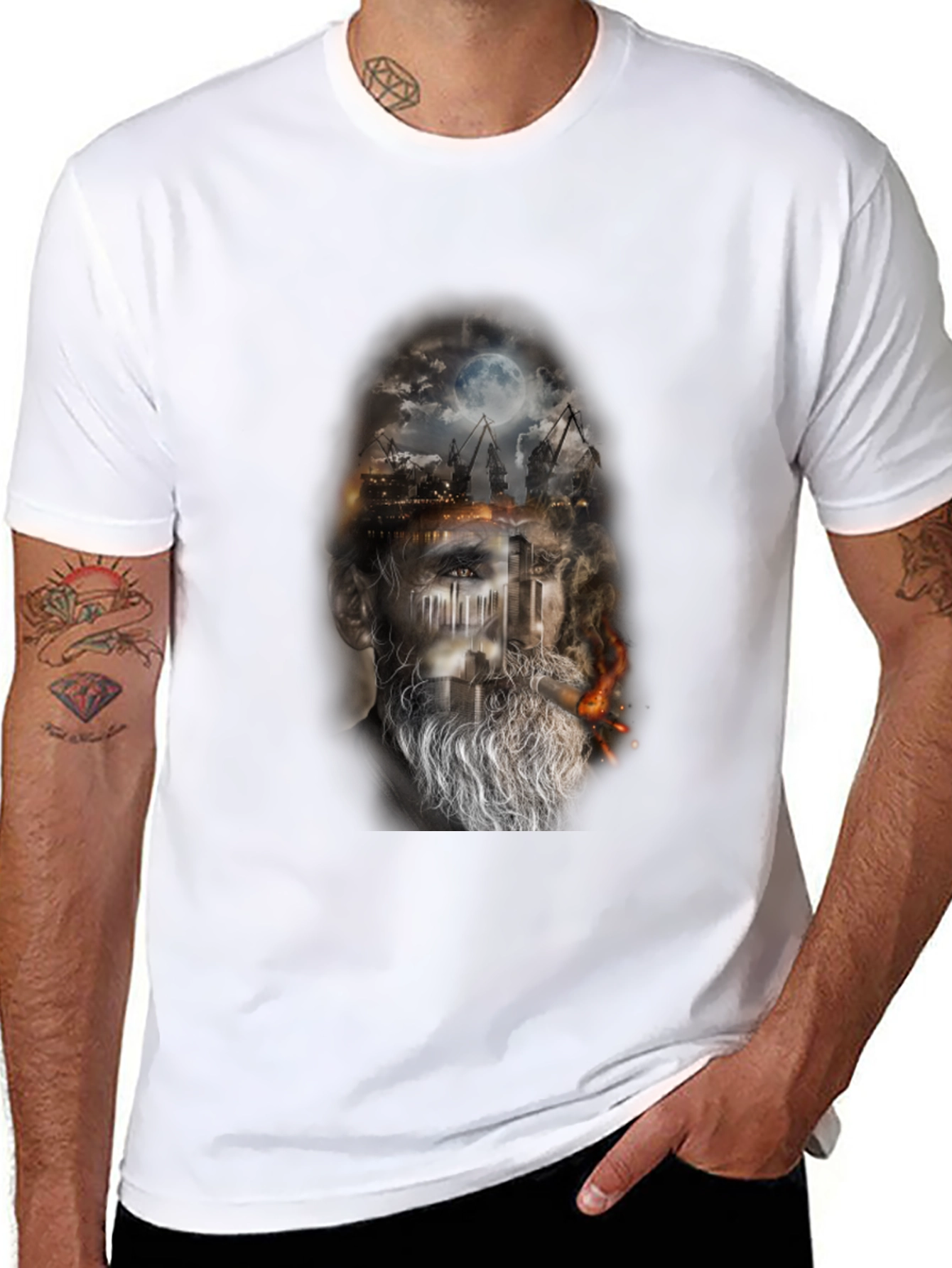 Mystic Mariner Black Graphic Tee
