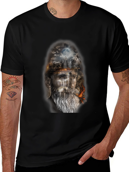 Mystic Mariner Black Graphic Tee