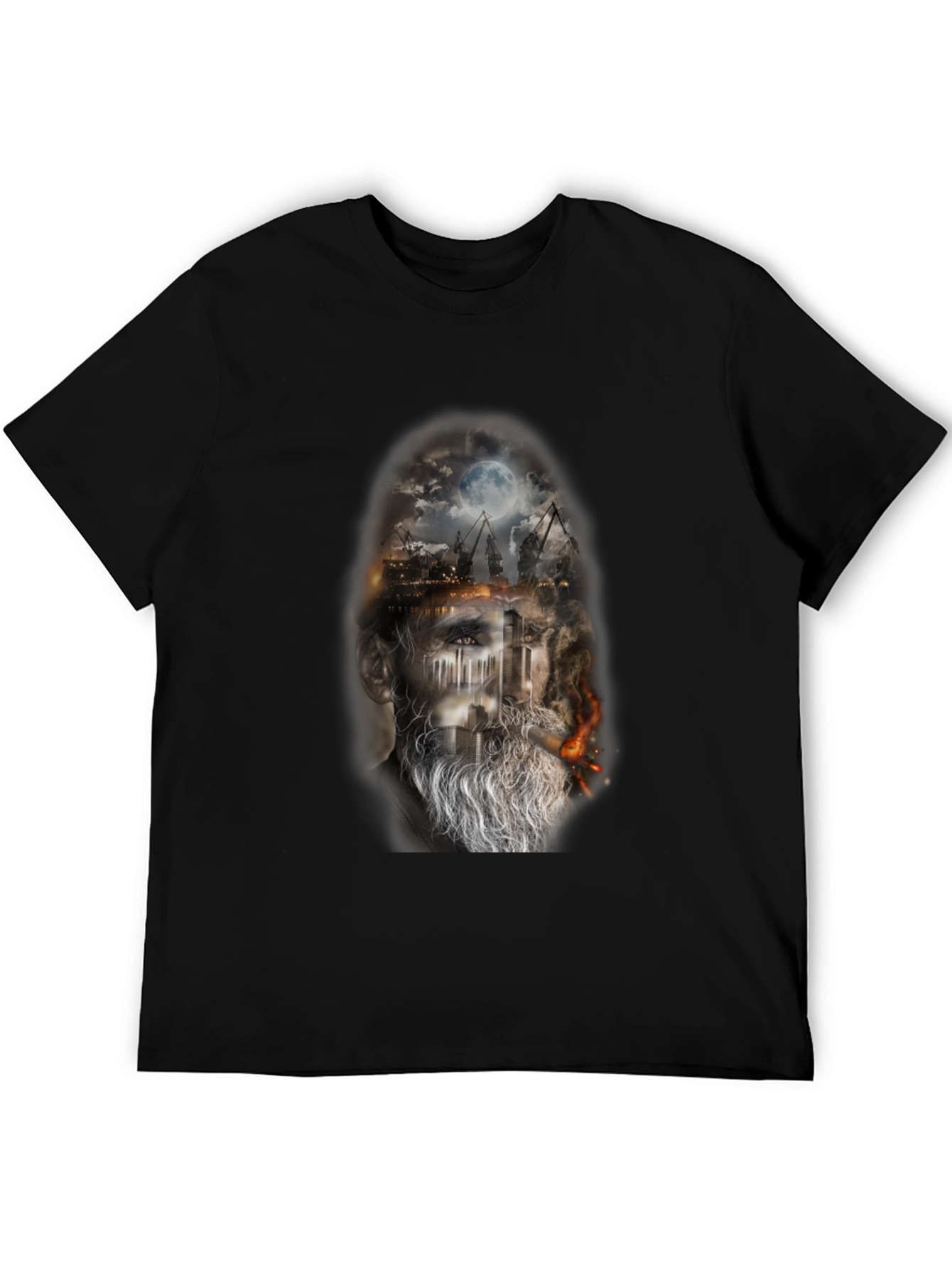 Mystic Mariner Black Graphic Tee