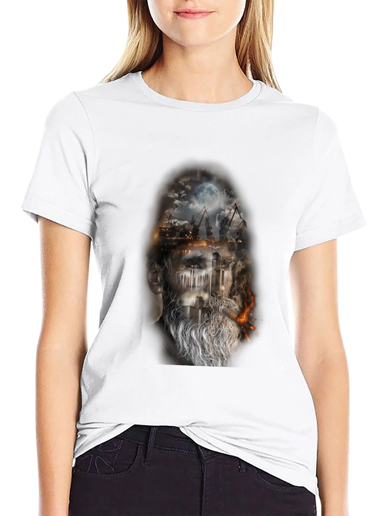 Mystic Mariner Black Graphic Tee