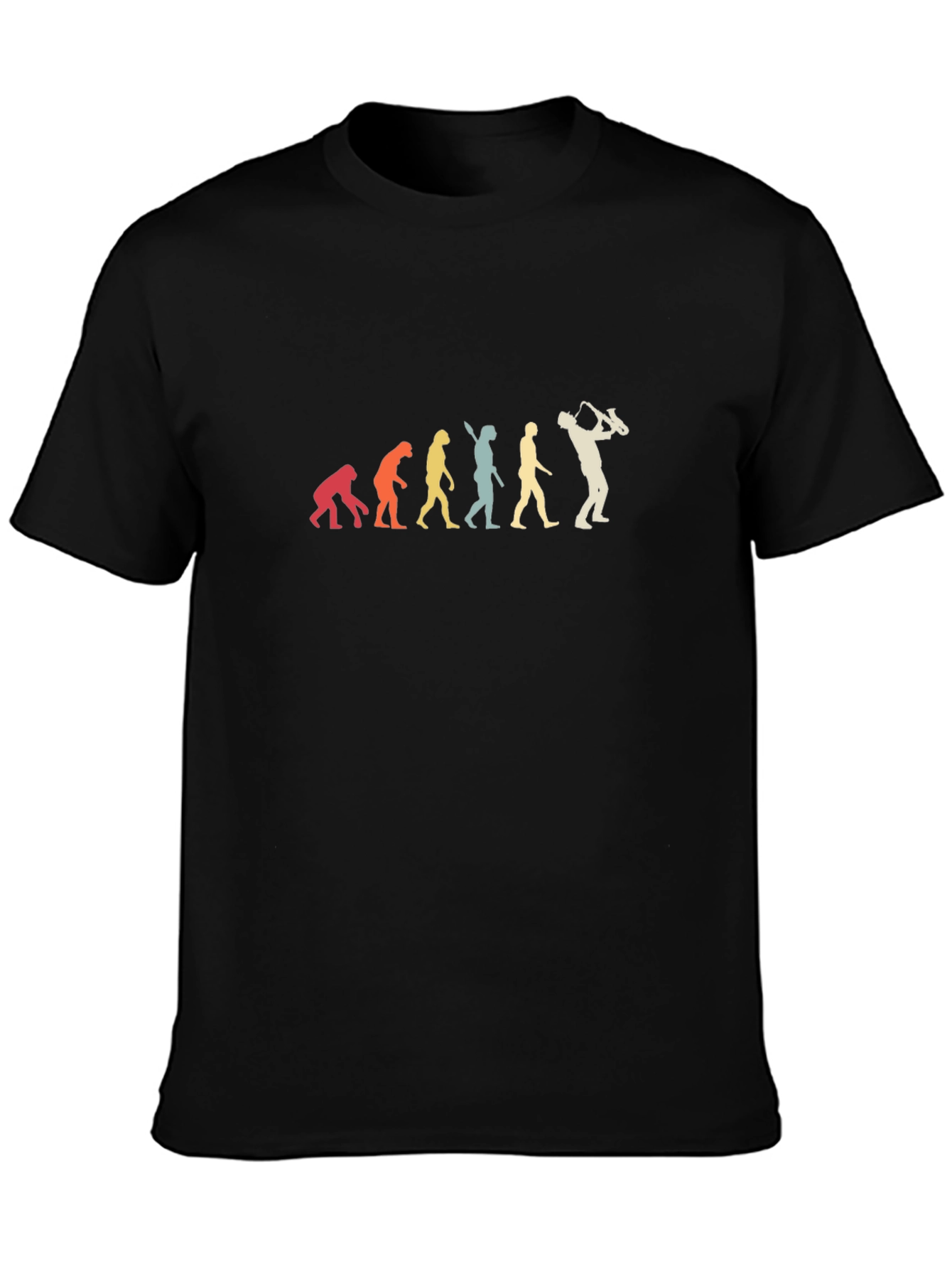 Evolution of Saxophone Player T-Shirt