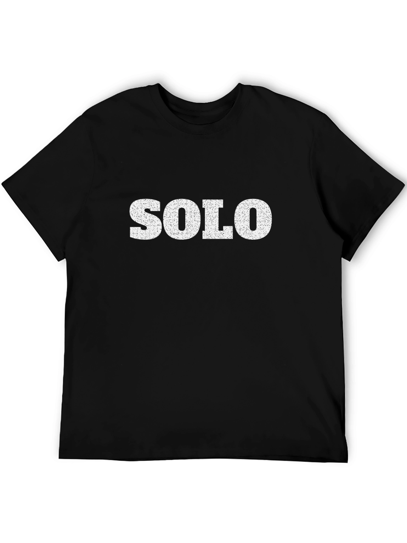 Mens SOLO Graphic Black T-Shirt