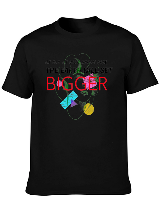 Abstract Graphic Tee - Dream Bigger!