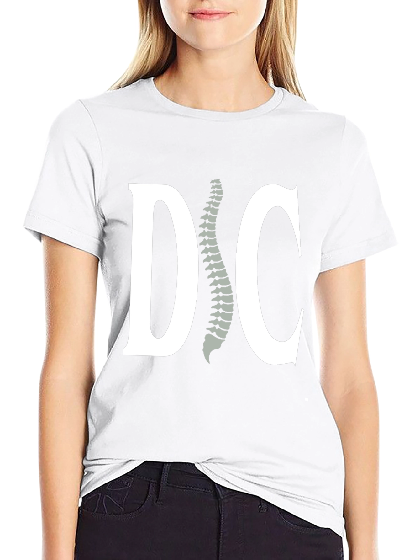 Chiropractor Spine Black T-Shirt