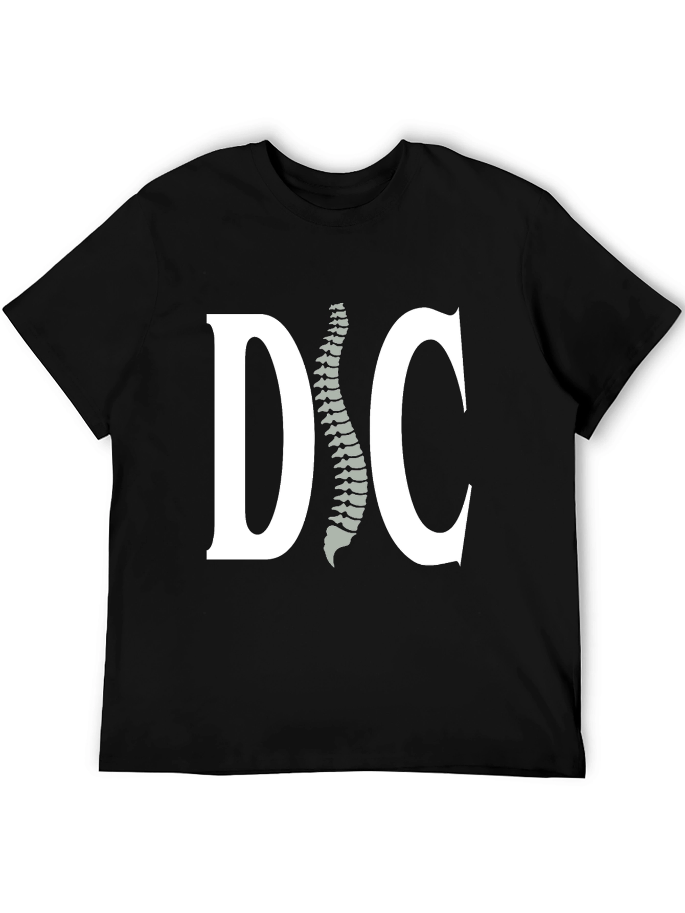 Chiropractor Spine Black T-Shirt