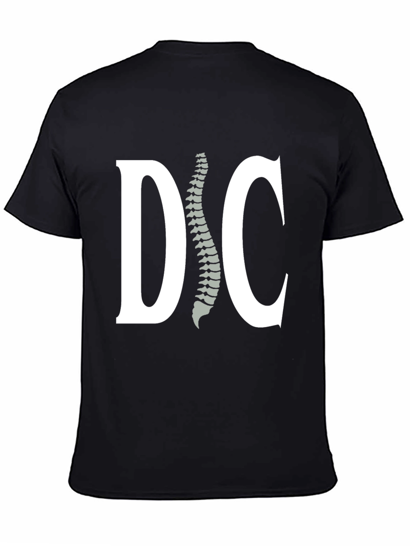Chiropractor Spine Black T-Shirt