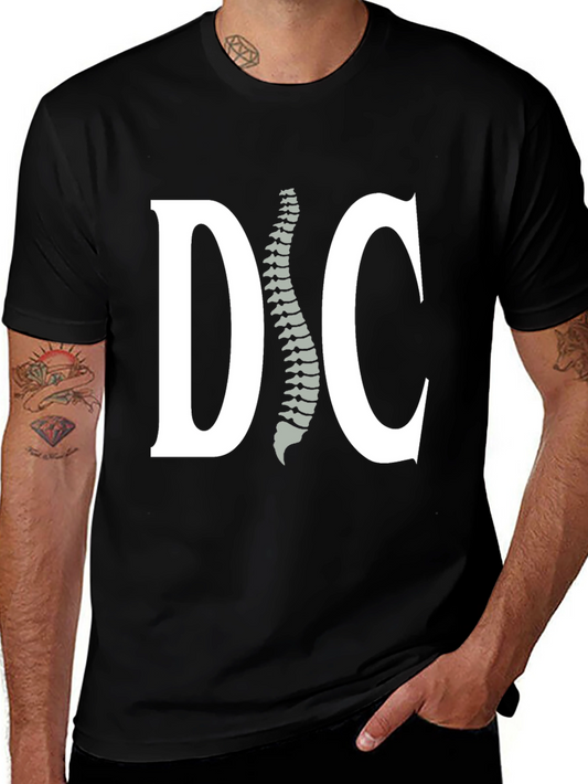 Chiropractor Spine Black T-Shirt