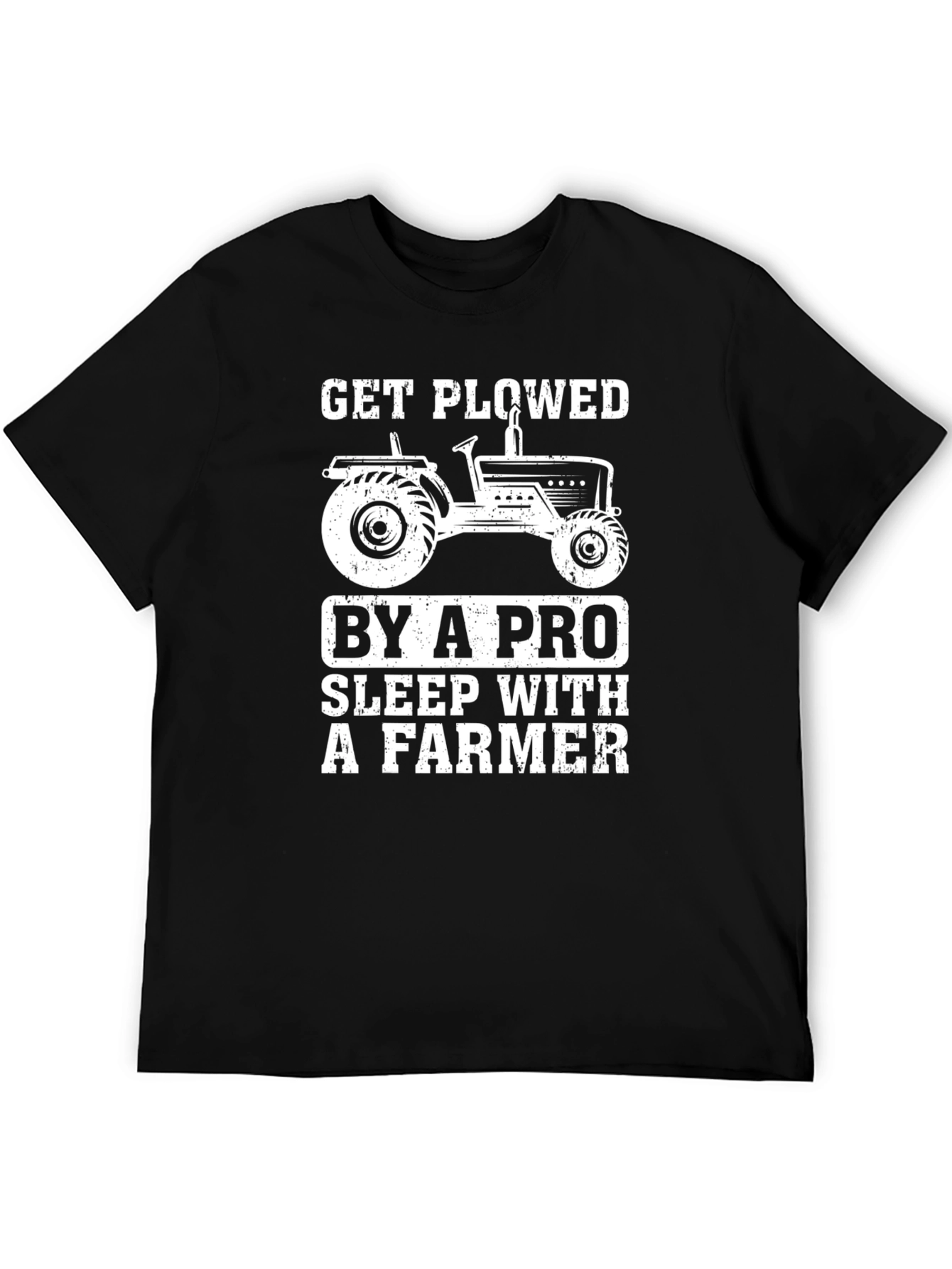 Get Plowed Farmer Graphic Tee - Black