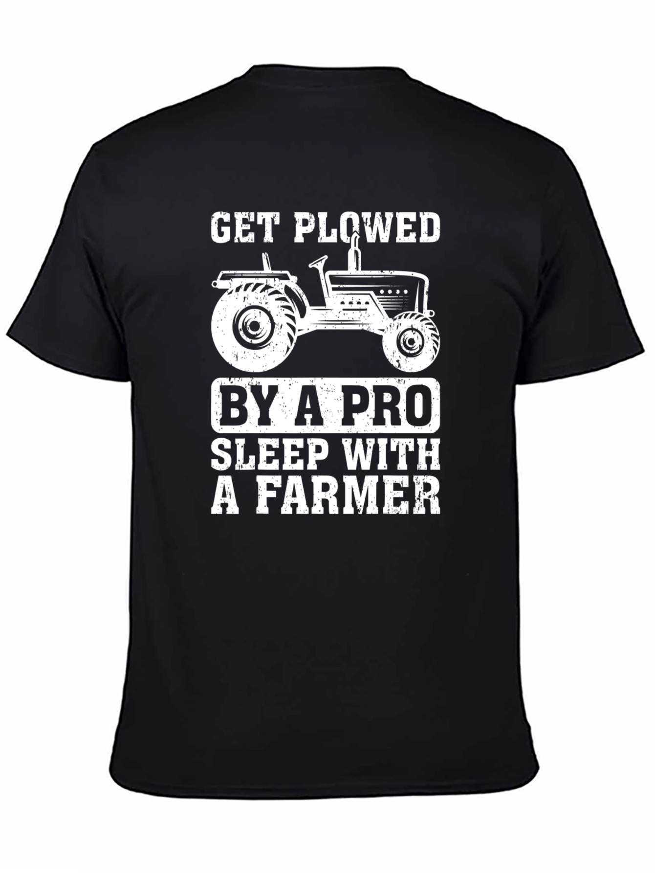 Get Plowed Farmer Graphic Tee - Black