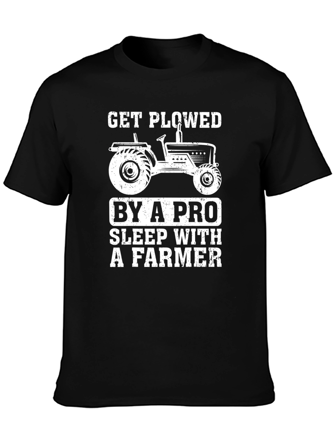 Get Plowed Farmer Graphic Tee - Black