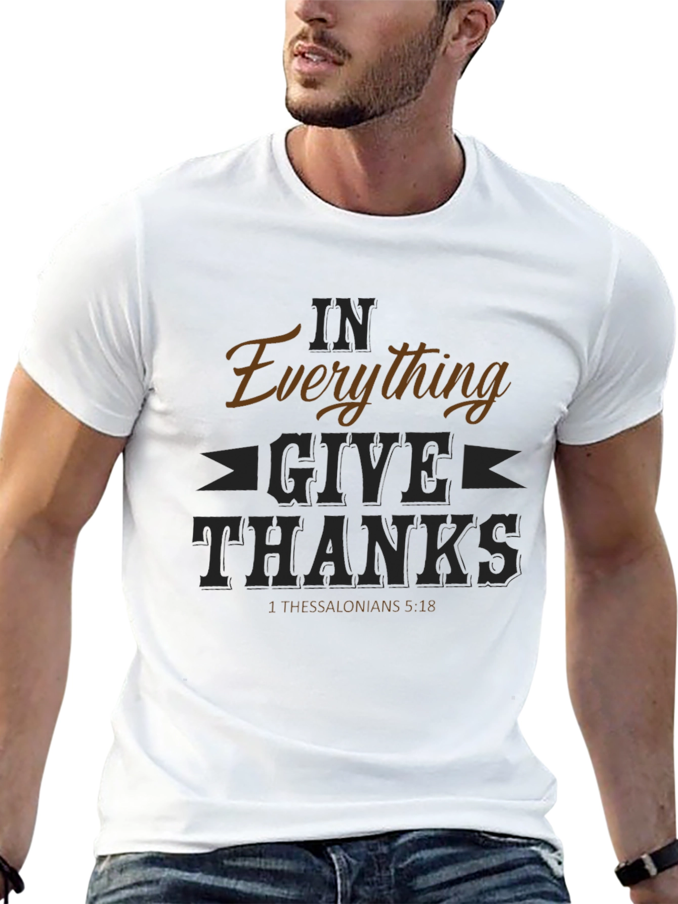 In Everything Give Thanks Graphic Tee