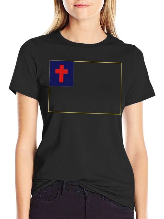 Christian Flag T-Shirt - Classic Design Soft Cotton