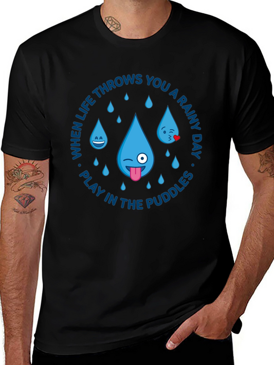 Rainy Day Puddle Play T-Shirt - Graphic Tee