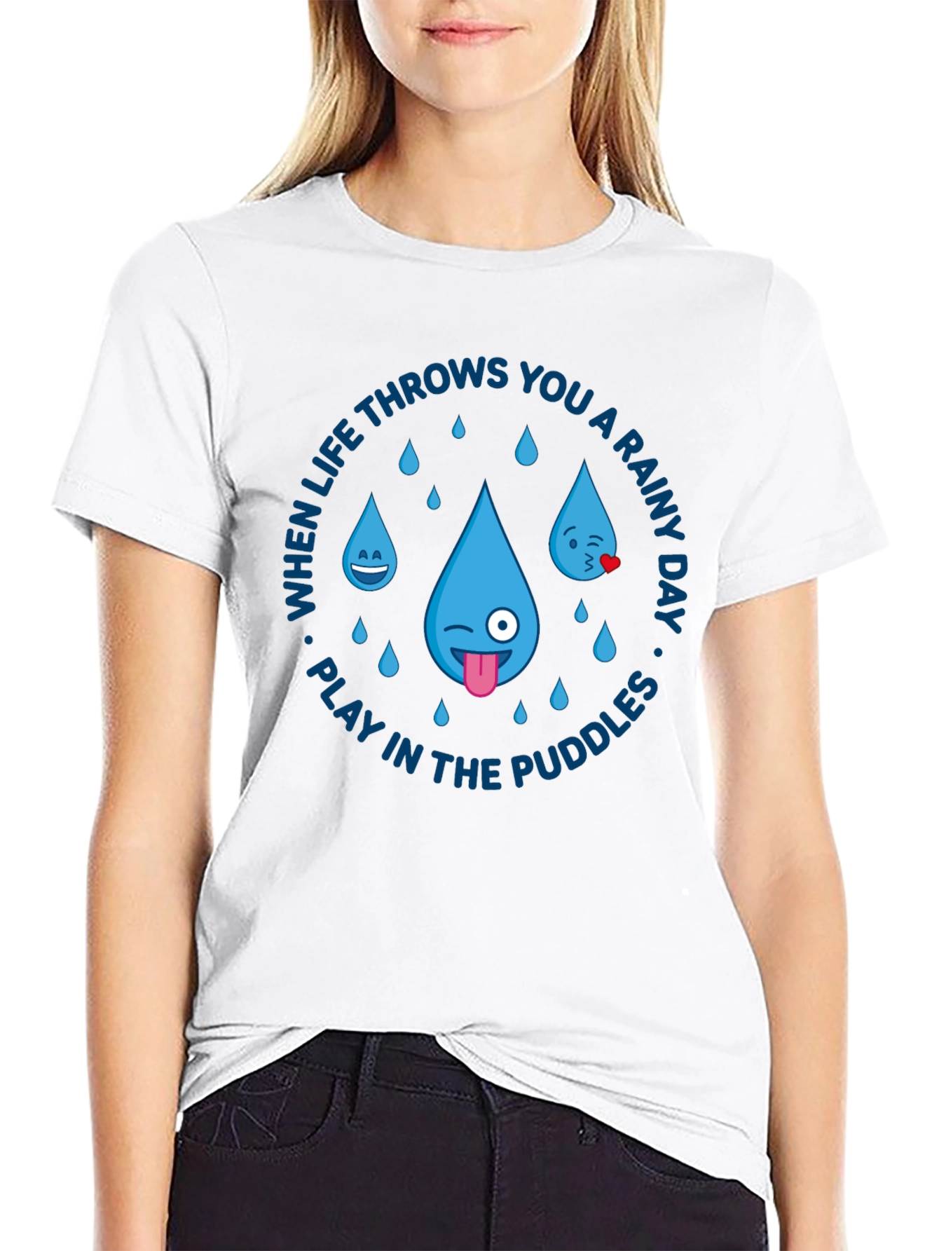 Rainy Day Puddle Play T-Shirt - Graphic Tee