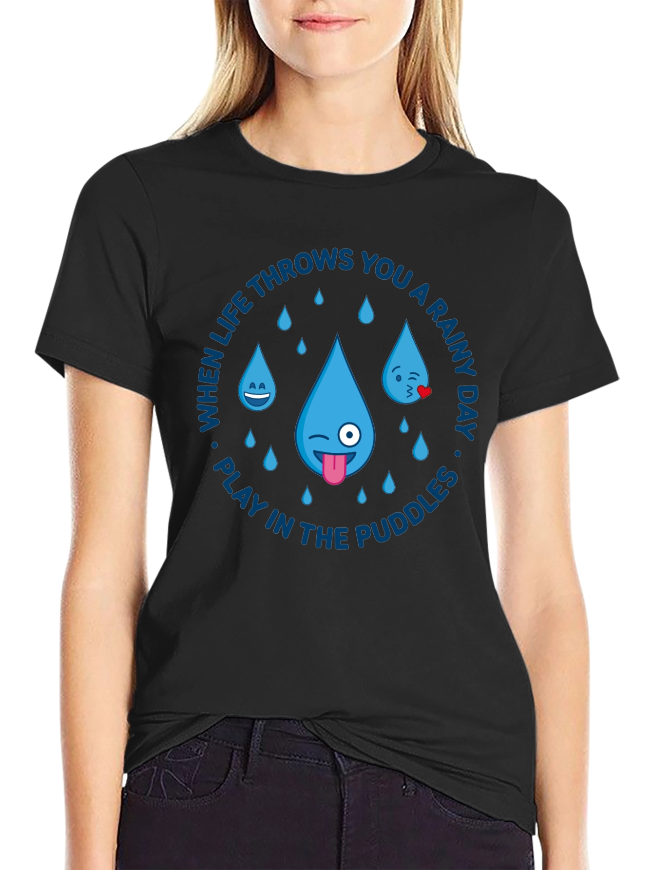 Rainy Day Puddle Play T-Shirt - Graphic Tee