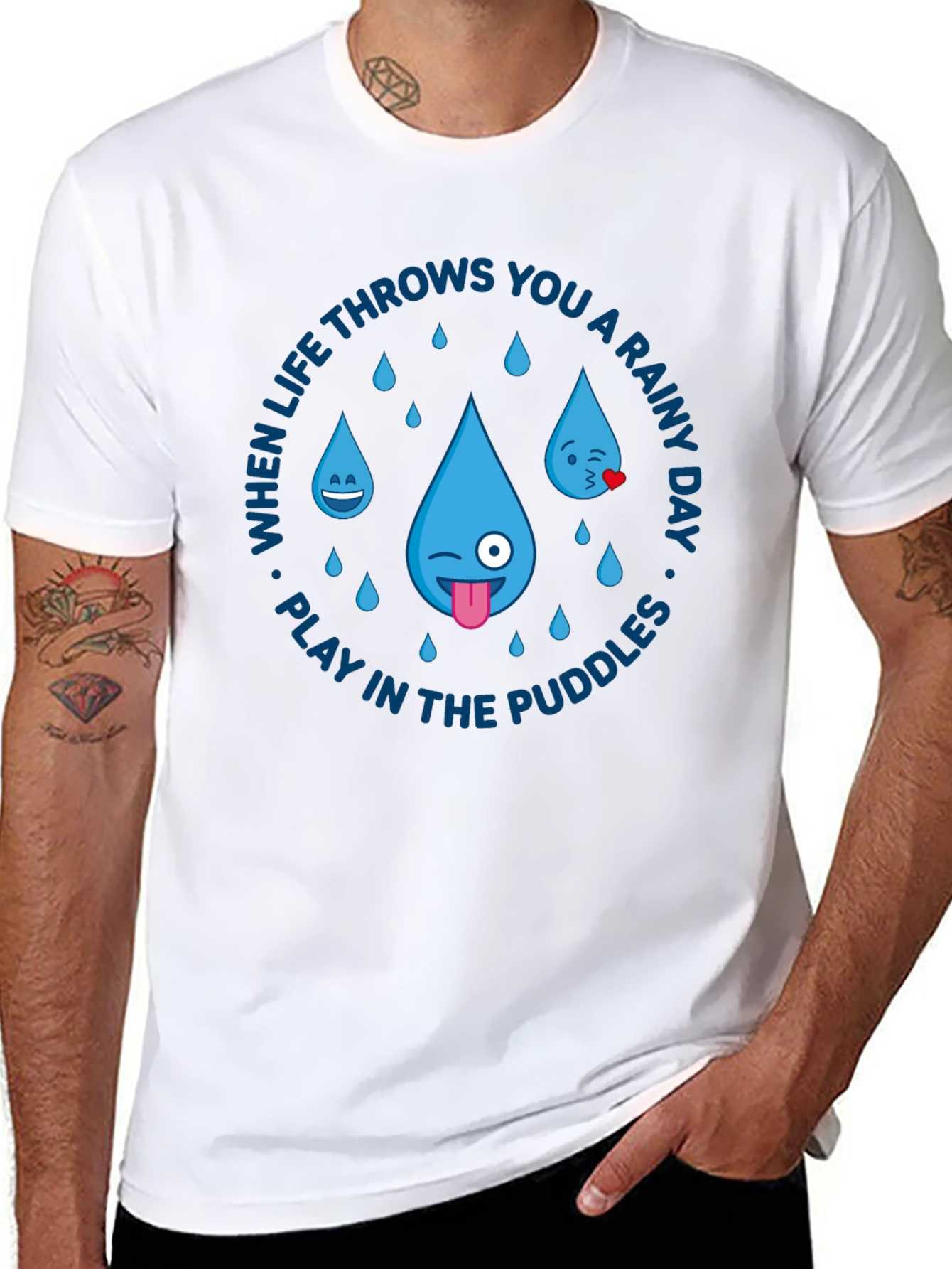 Rainy Day Puddle Play T-Shirt - Graphic Tee