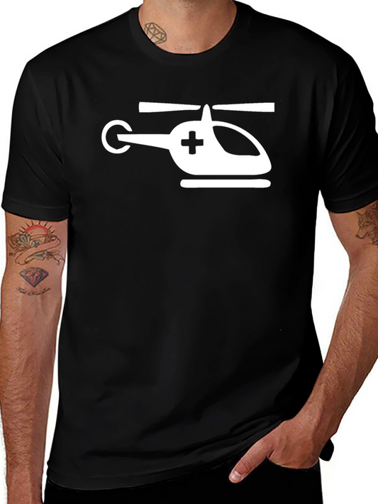 Medical Helicopter Graphic T-Shirt