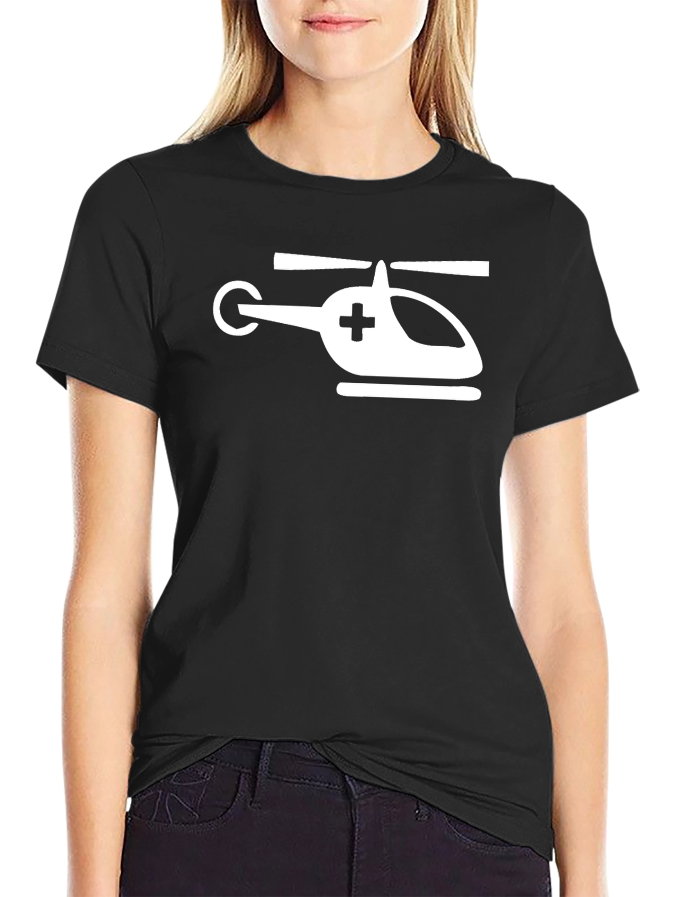 Medical Helicopter Graphic T-Shirt