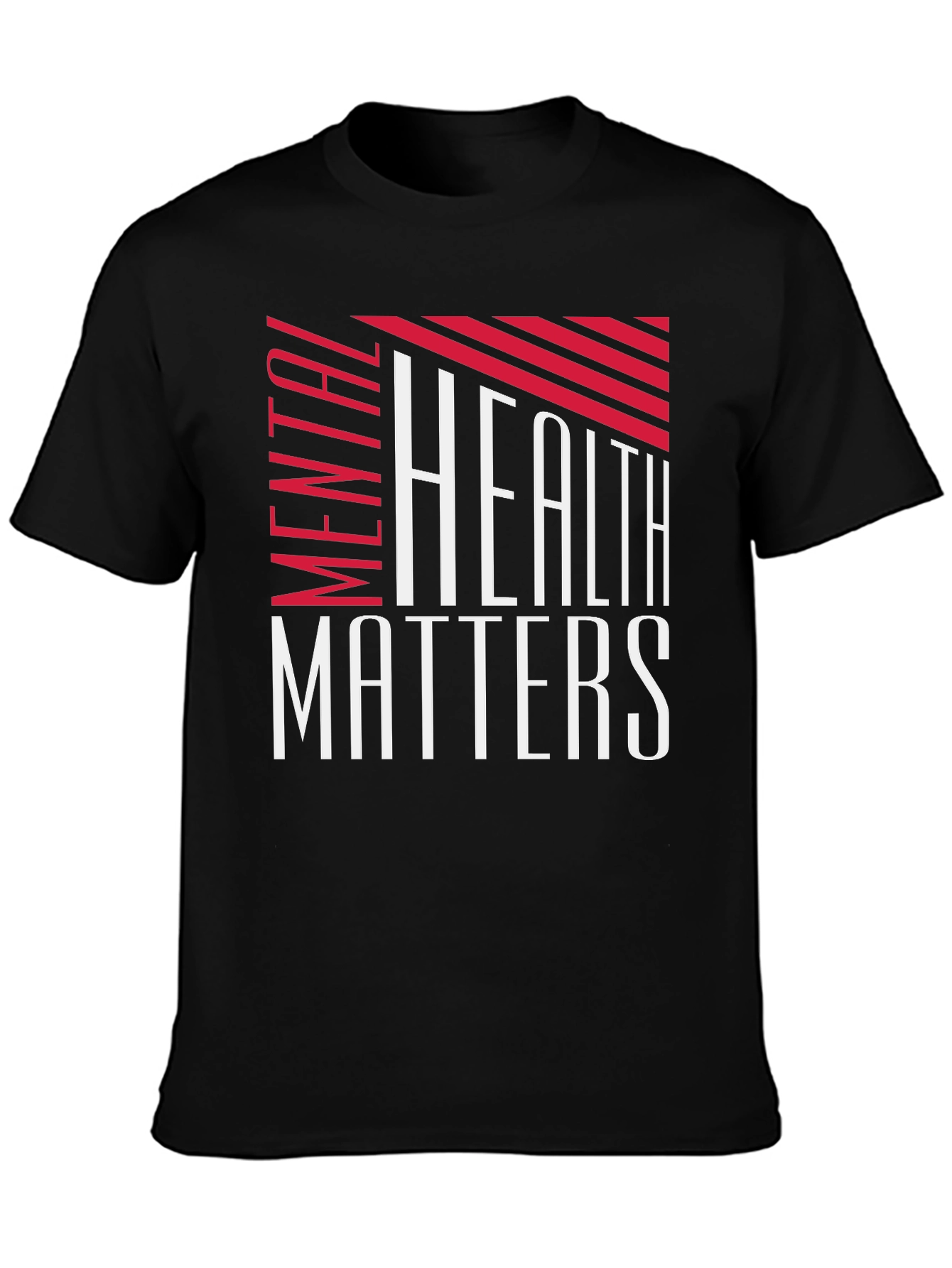 Mental Health Matters Graphic Tee - Black