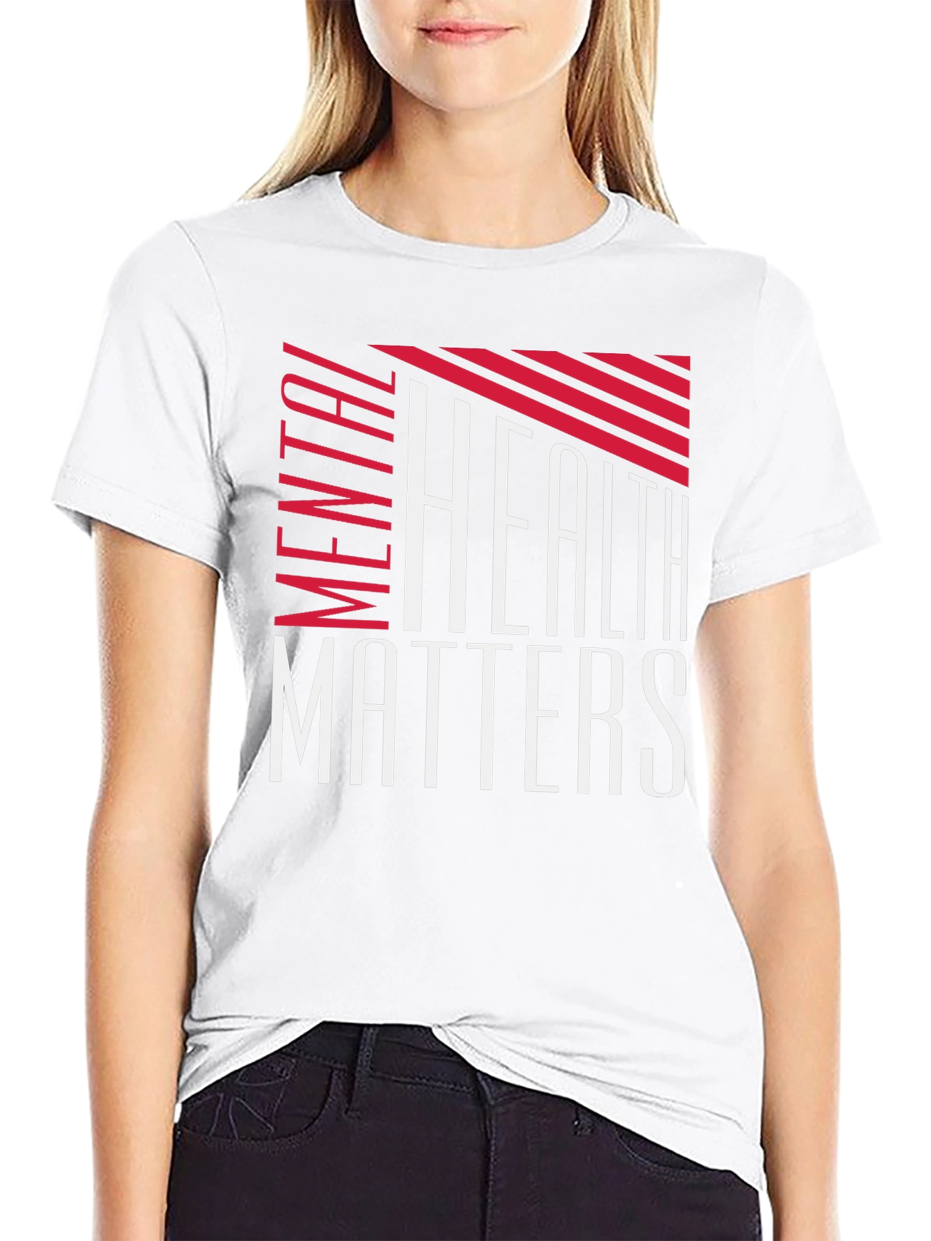 Mental Health Matters Graphic Tee - Black