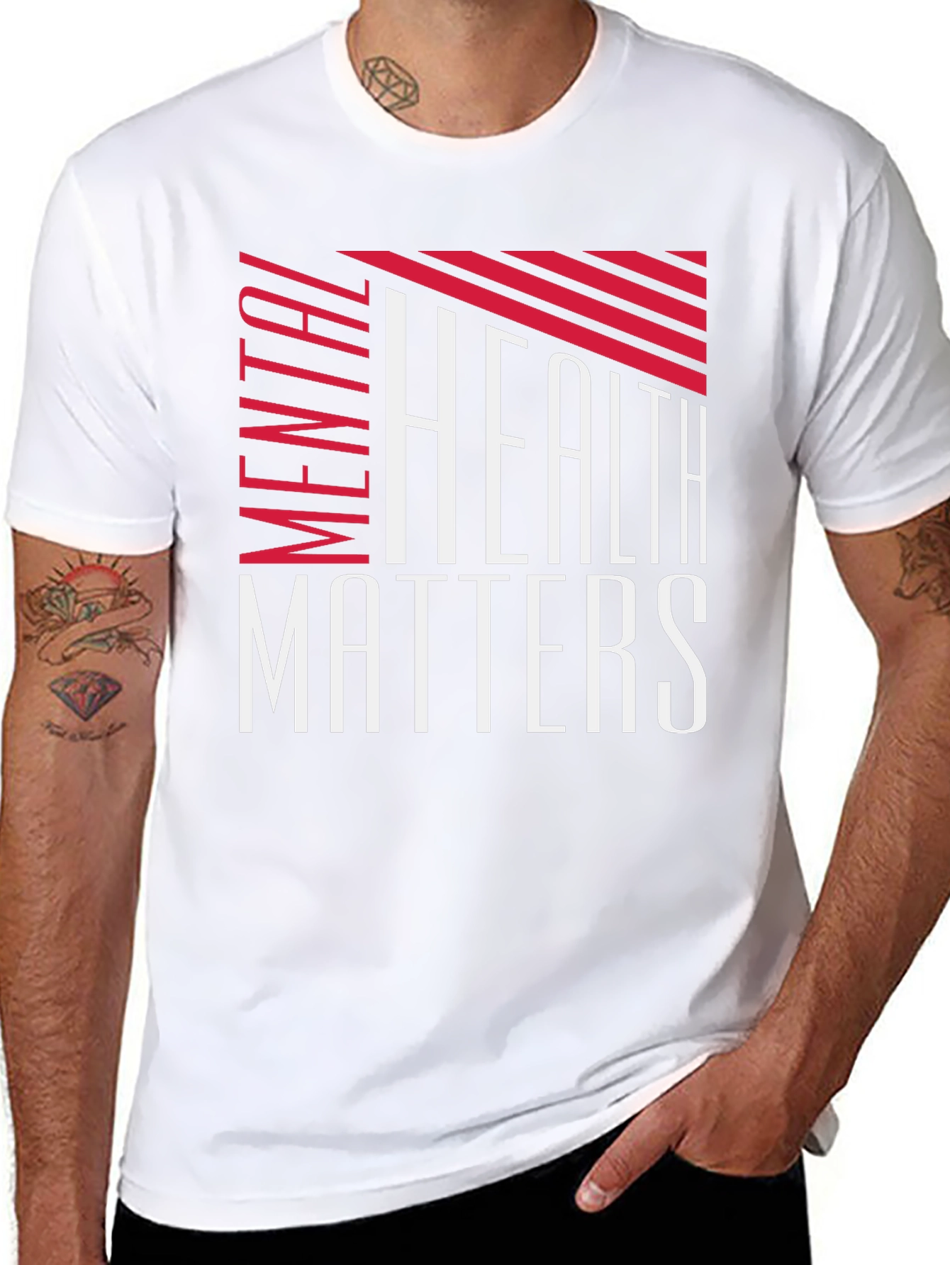 Mental Health Matters Graphic Tee - Black