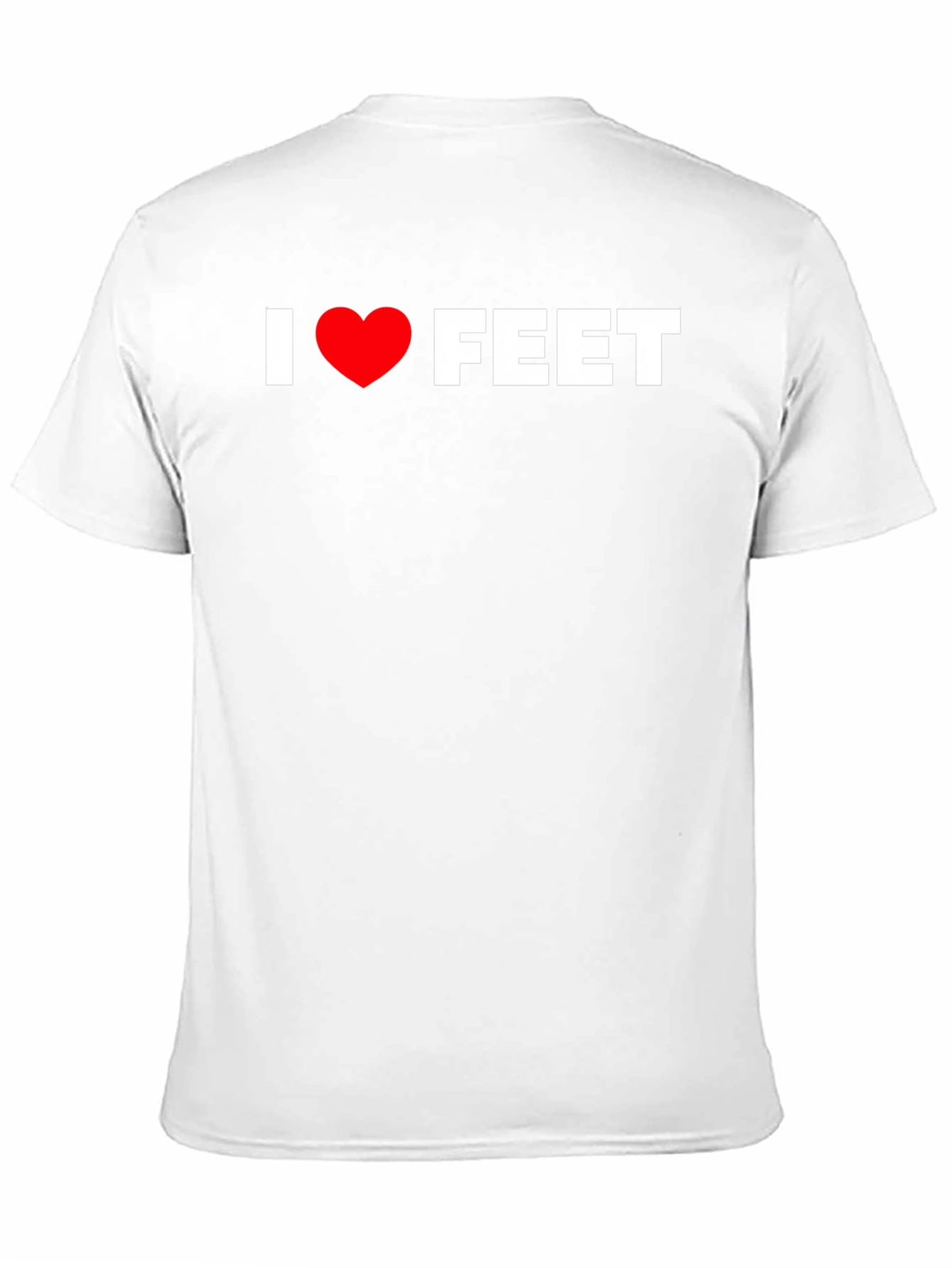 I Love Feet Graphic T-Shirt - Funny Tee