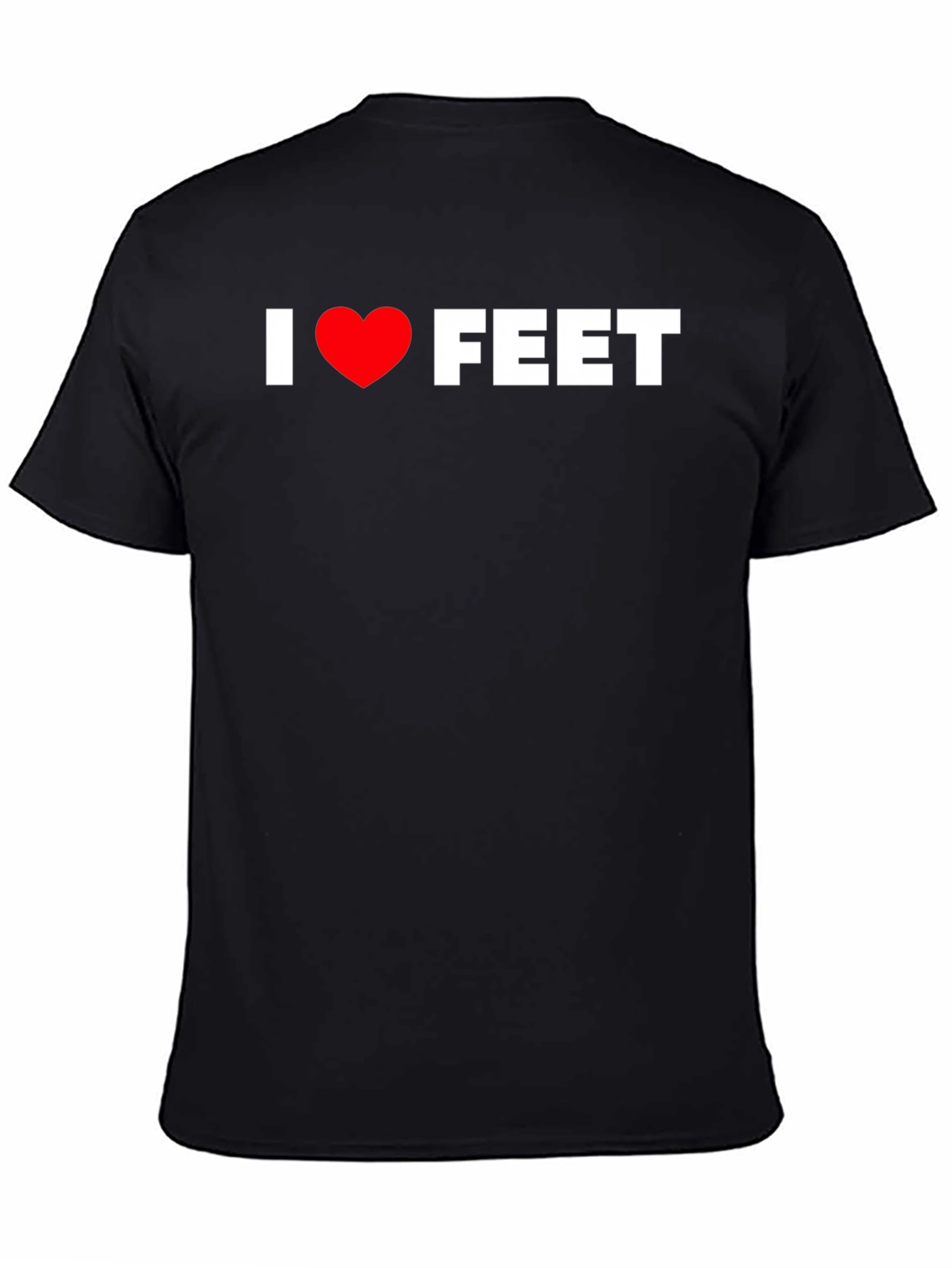 I Love Feet Graphic T-Shirt - Funny Tee