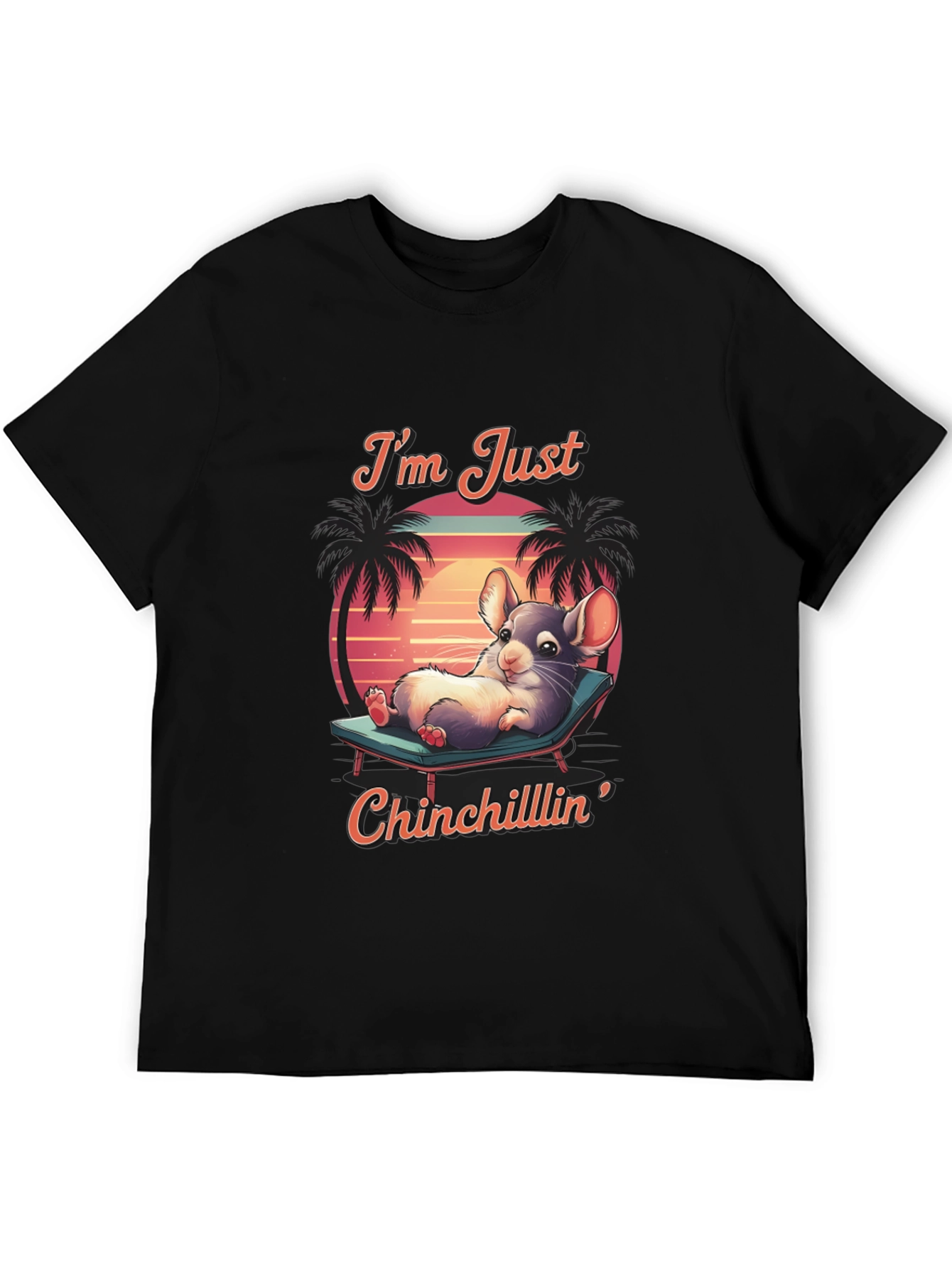 Chinchillin T-Shirt: Relaxed Chinchilla Design