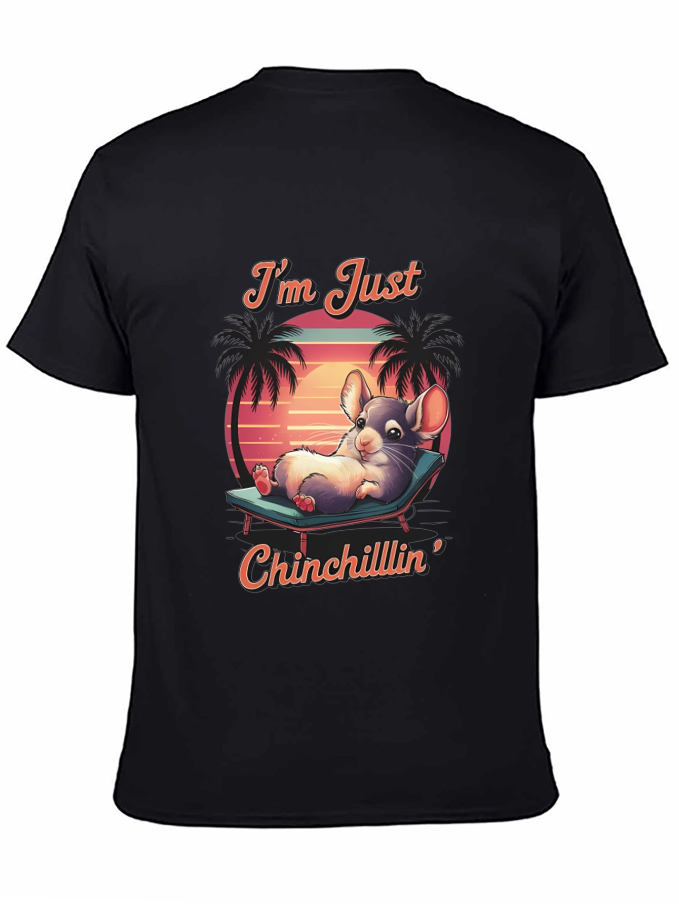 Chinchillin T-Shirt: Relaxed Chinchilla Design
