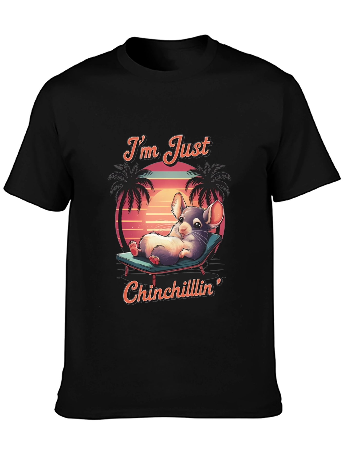 Chinchillin T-Shirt: Relaxed Chinchilla Design